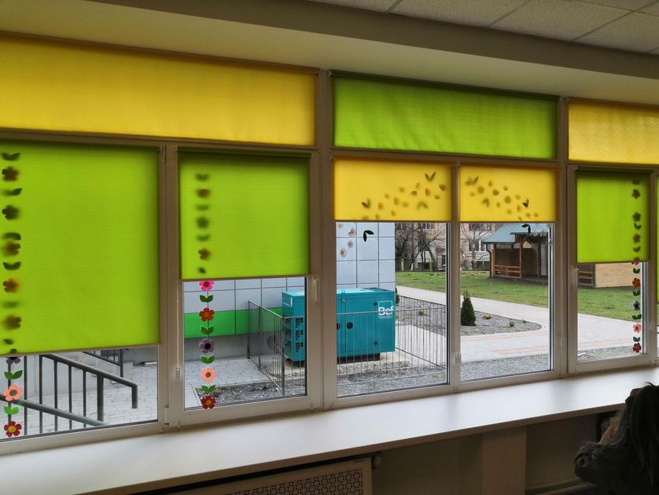 Ролети від ВИРОБНИКА! День Ніч, тканинні ролети, жалюзі, римські штори