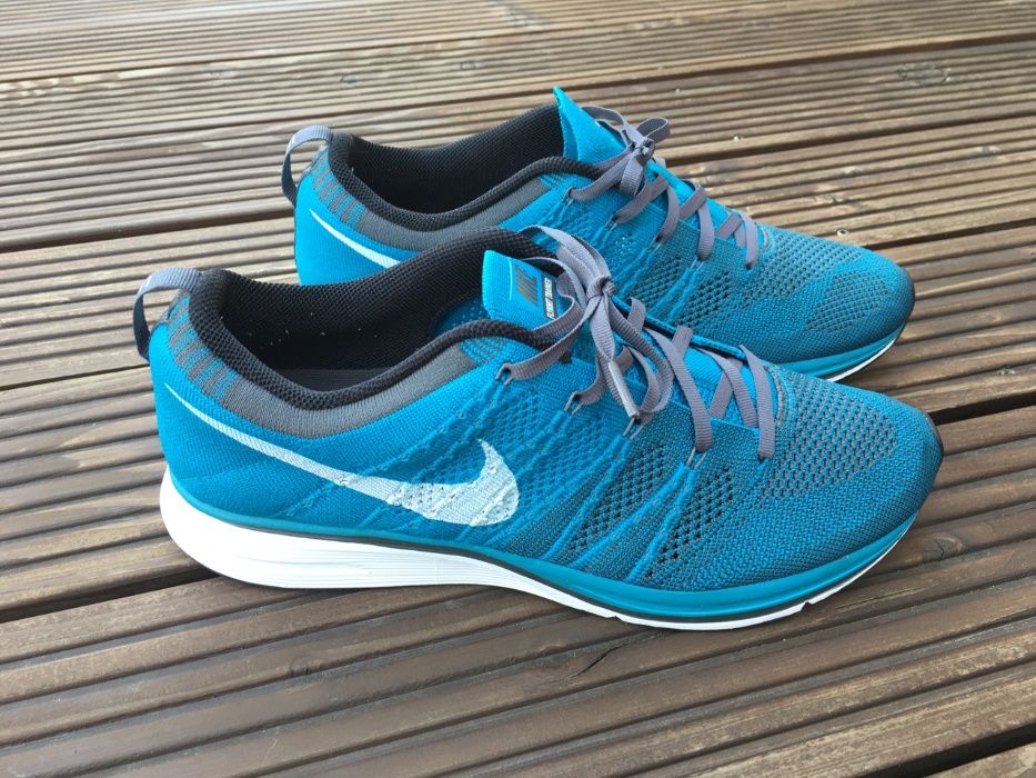 Nike Flyknit Trainer 2013 Neo Turquoise padded US 10.5 EUR 44.5