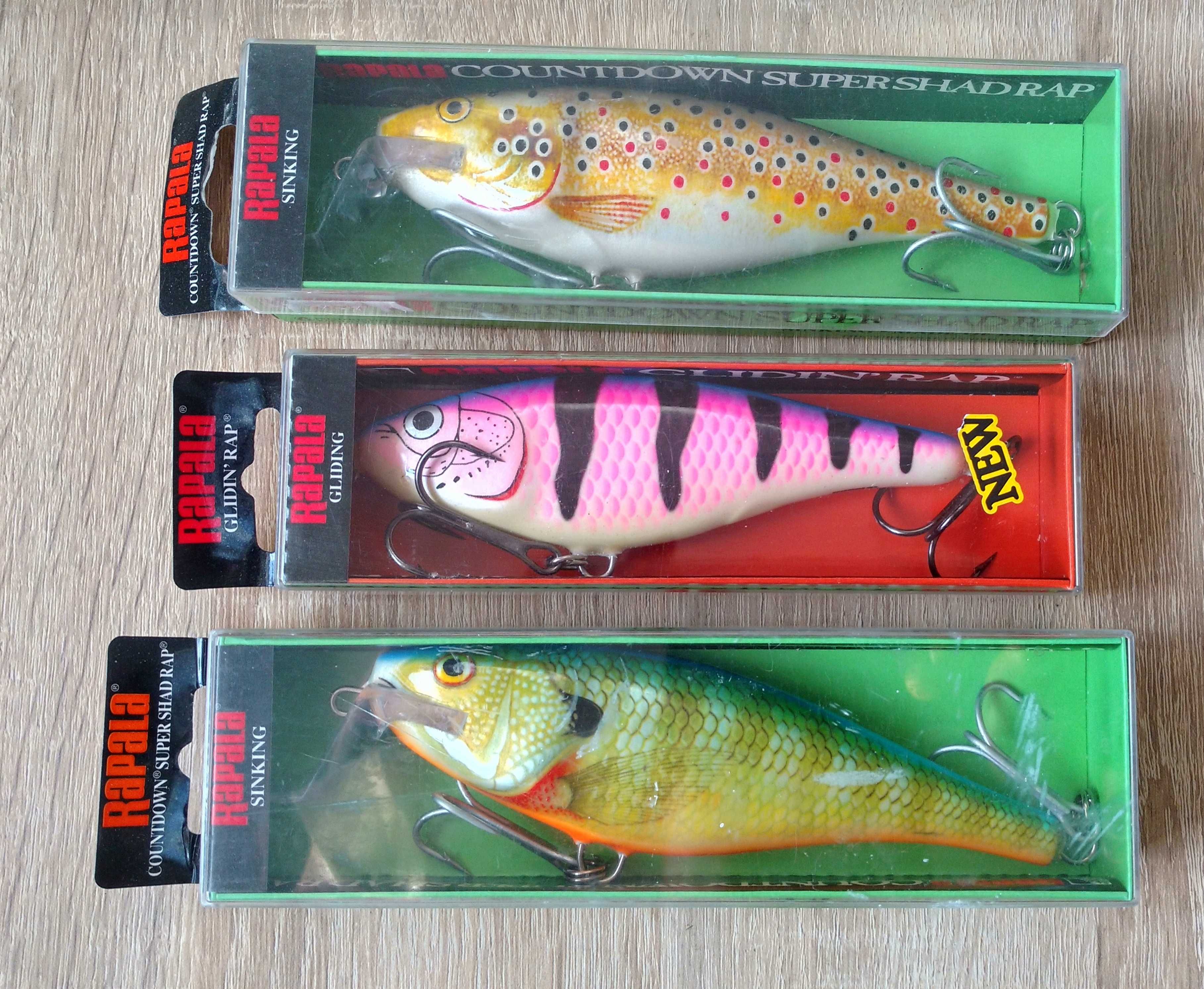 Rapala super shad rap countdown 14cm- Rapala glidin rap 12cm