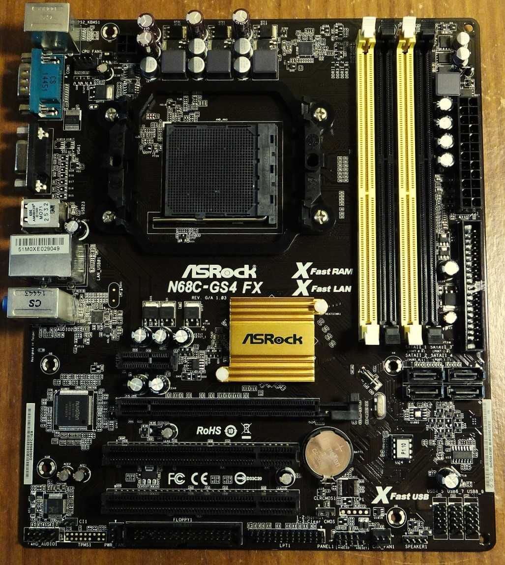 Материнська плата ASRock N68C-GS4 FX