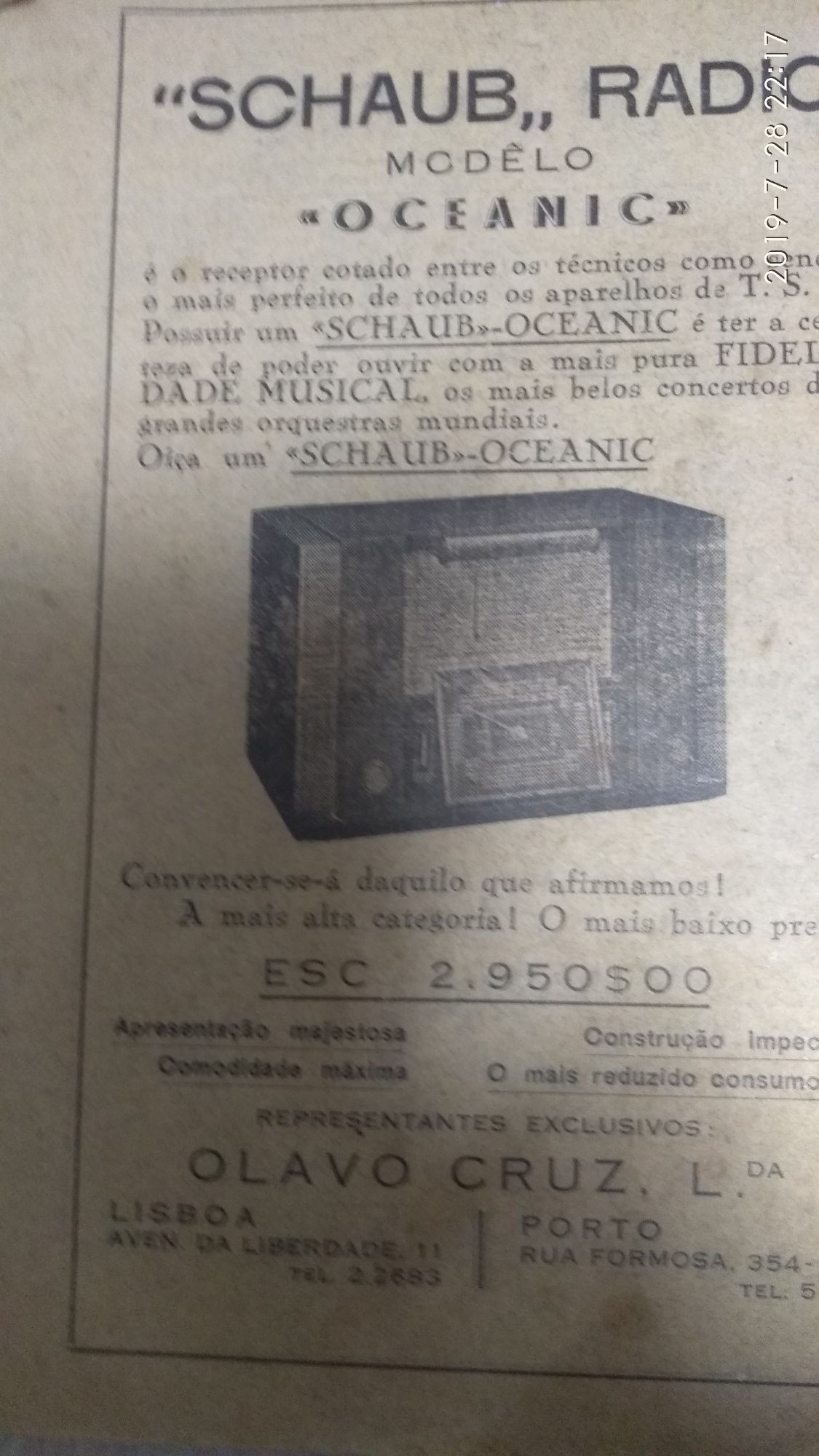 Agenda do radiofilo e 1937