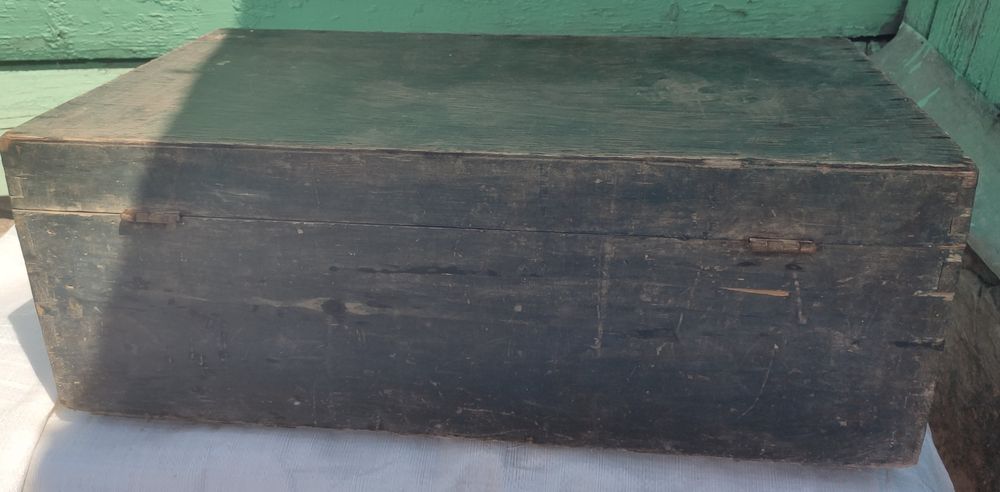 Чемодан ретро, ящик, скриня