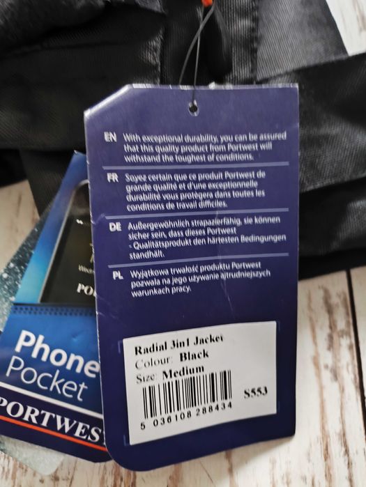 Kurtka ocieplana męska zimowa Portwest XL S553 Kurtka 3 w 1 Radial