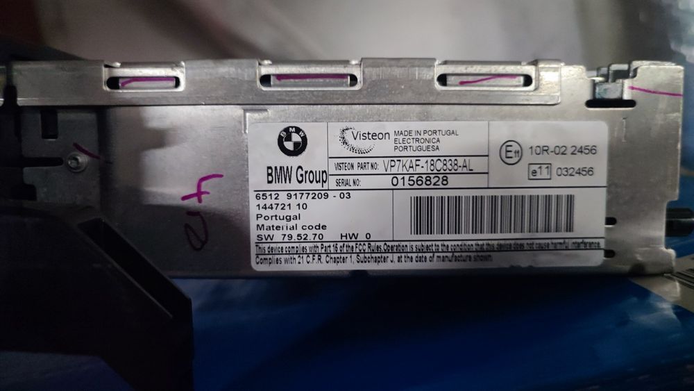 RADIO Samochodowe BUSINESS CD BMW E81 E82 E84 E87 E90 E91 E92 E93