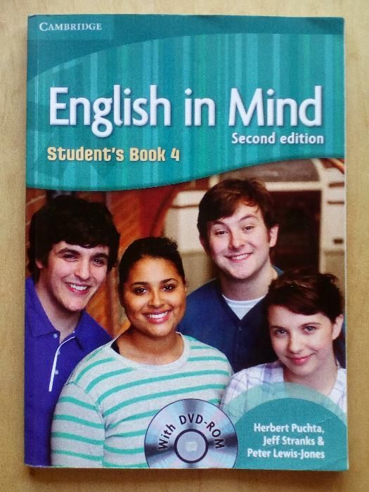 English in Mind Student's Book 4 с диском + рабочая тетрадь б/у отдам