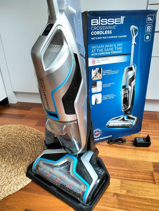 Odkurzacz pionowy Bissell Cross bezprzewodowy 3w1 odkurza myje suszy