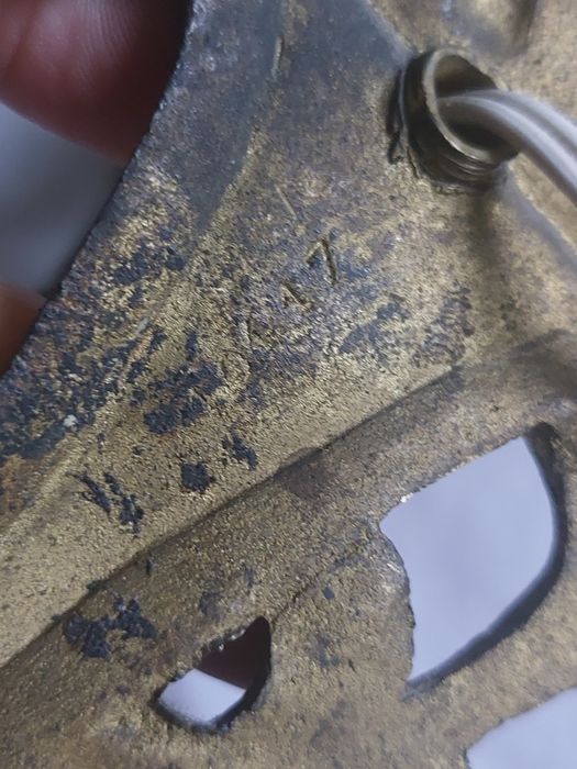 Bardzi stary kinkiet, duży  , pochodnia