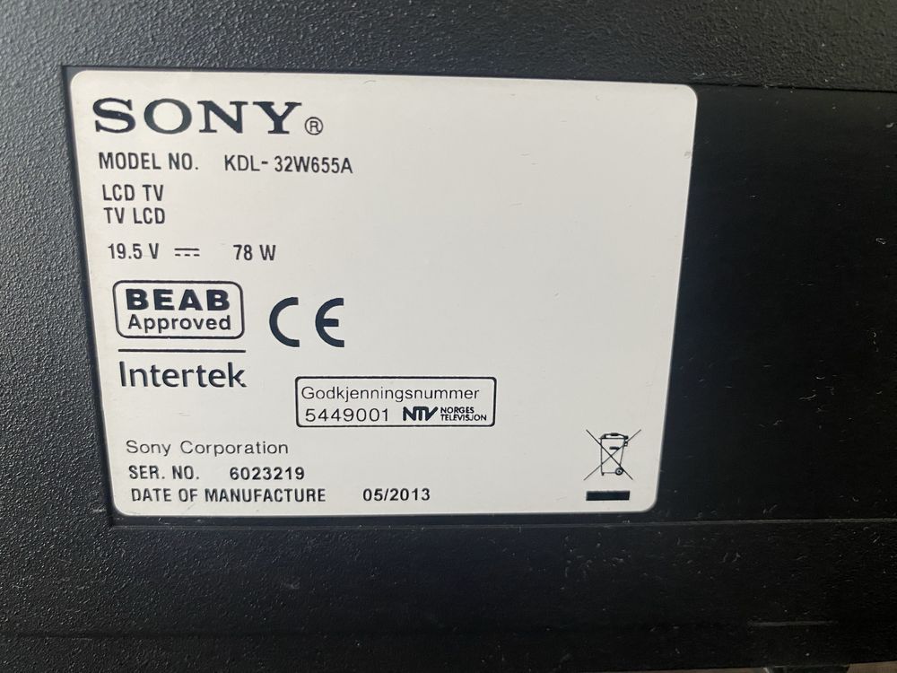 Telewizor Sony Bravia 32’