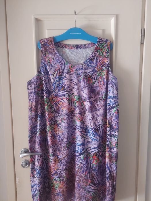 StoffArt Germany design kobieca sukienka flowers jedwabny cotton r XXX