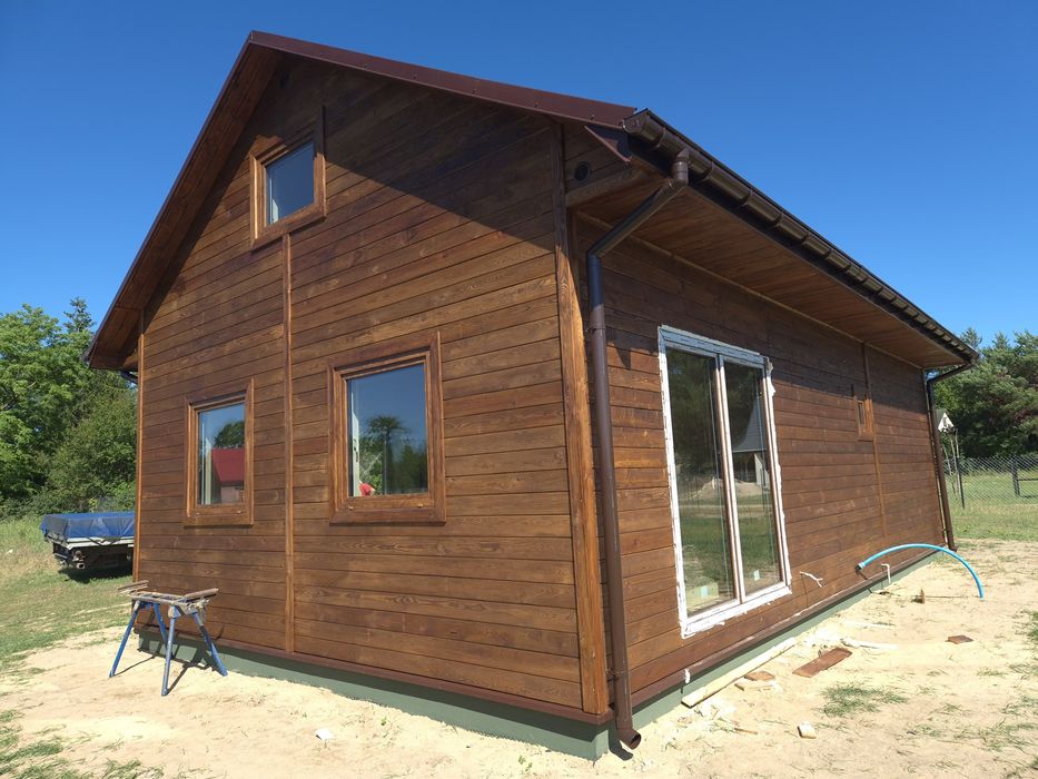 Domek całoroczny drewniany