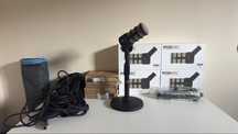Zestaw z 4 szt Rode PODMIC / 10m XLR / Statyw Biurkowy