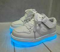 Дитячі кросівки з підсвіткою LED Bessky (+шнур) 36 білі