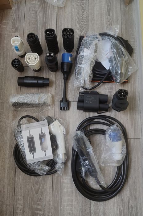 Перехідник зарядне tesla type 1 ccs2 ccs1 type 2 gbt зарядка Тесла гбт