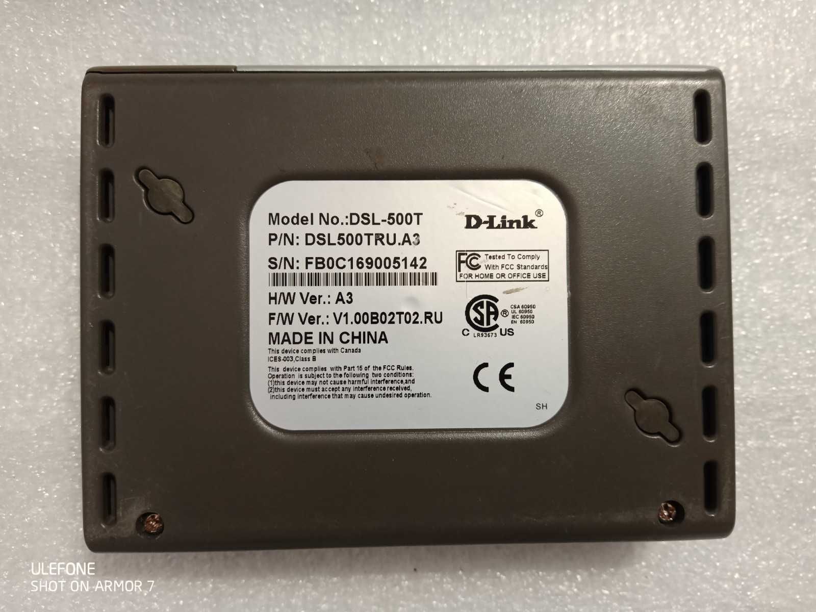 ADSL модем D-Link DSL-500T