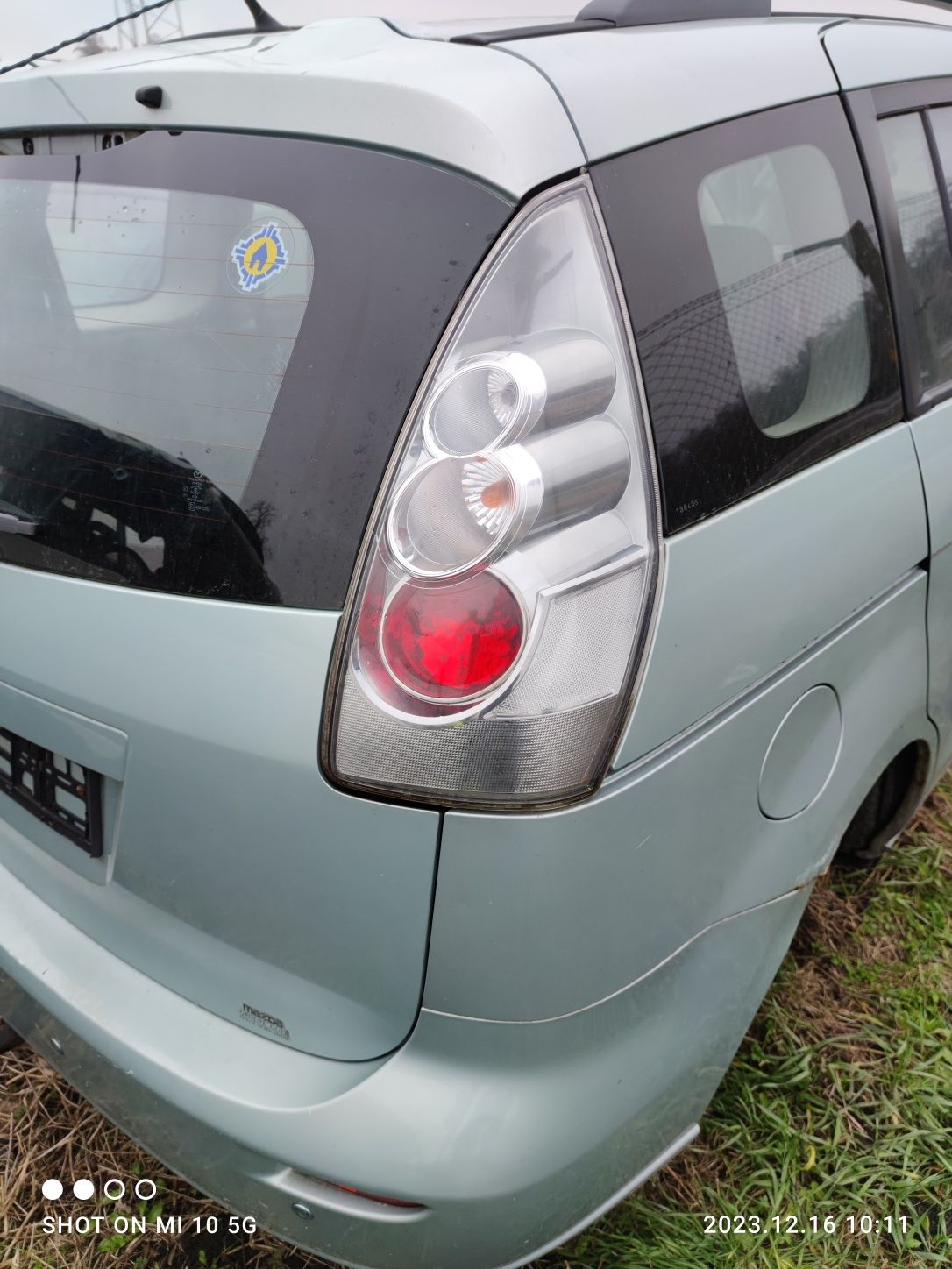 Mazda 5 klapa bagażnika