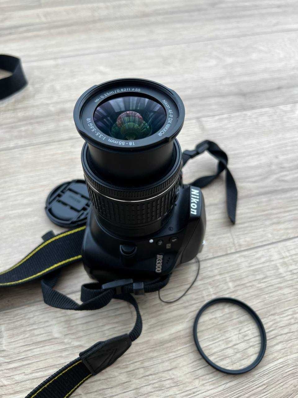 Продам Nikon d3300 + Af-p Nikkor 18-55mm 1:3.5-5.6G dx VR
