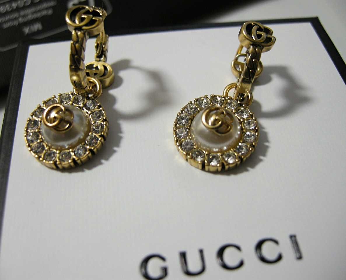 Gucci kolczyki perły