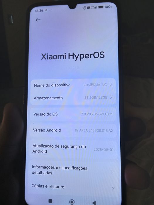 Estou troca xami 13c