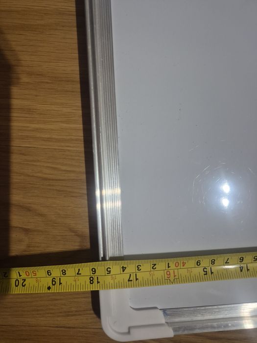 Tablica suchościeralno magnetyczna biała 60x45 cm