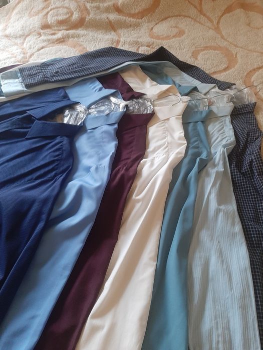 Koszule męskie z długim rękawem, rozmiar XL/XXL