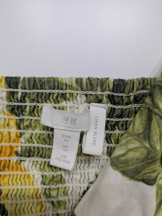 Cytrynkowa sukienka H&M