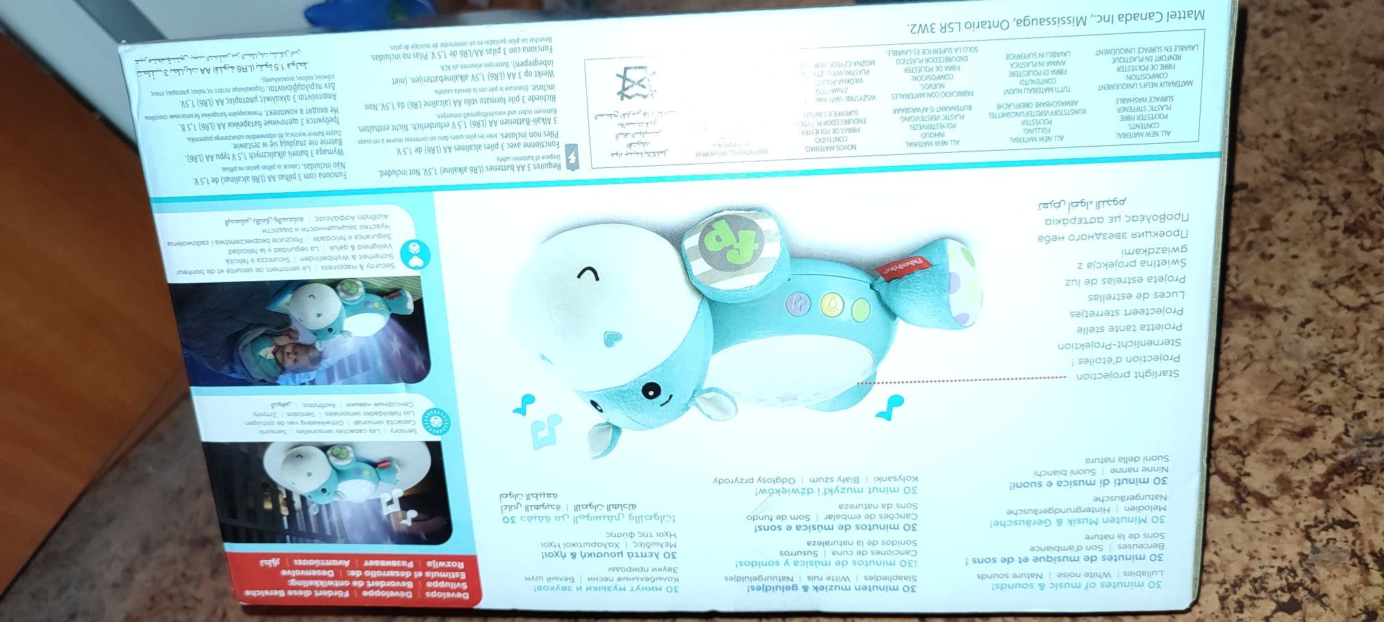 Lampka projektor dla maluszka