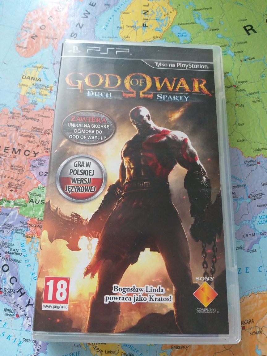 Gra Sony psp god of war duch Sparty PL  wersja premierowa