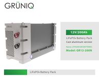 Новий LiFePO4 акумулятор GRÜNIQ GR12-200N 12V 200Ah (BMS, BYD Cell)