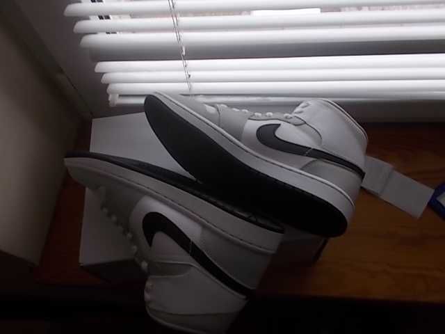 (r 39 /25 cm) Nike Jordan 1 Mid Light Smoke Grey Women's BQ6472,-015