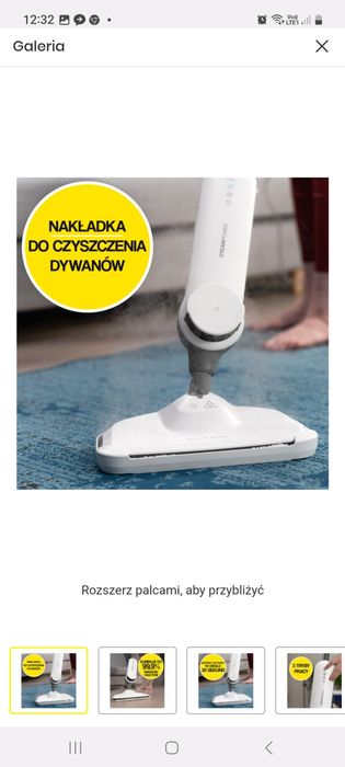 Mop parowy do podłóg  i dywanów