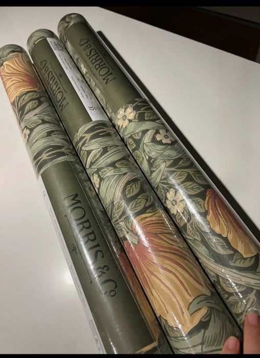 William Morris- klasyk, printrest, pimpernel. Nowa x 3 rolki.