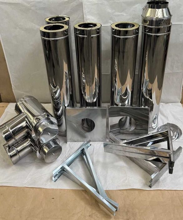 Дымоход одностенный, труби на котел, труба для дымохода, нержавейка