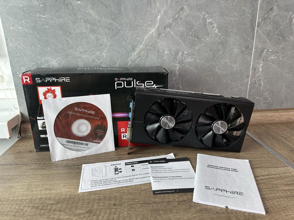 Відеокарта SAPPHIRE AMD RADEON RX 580 8GB pulse