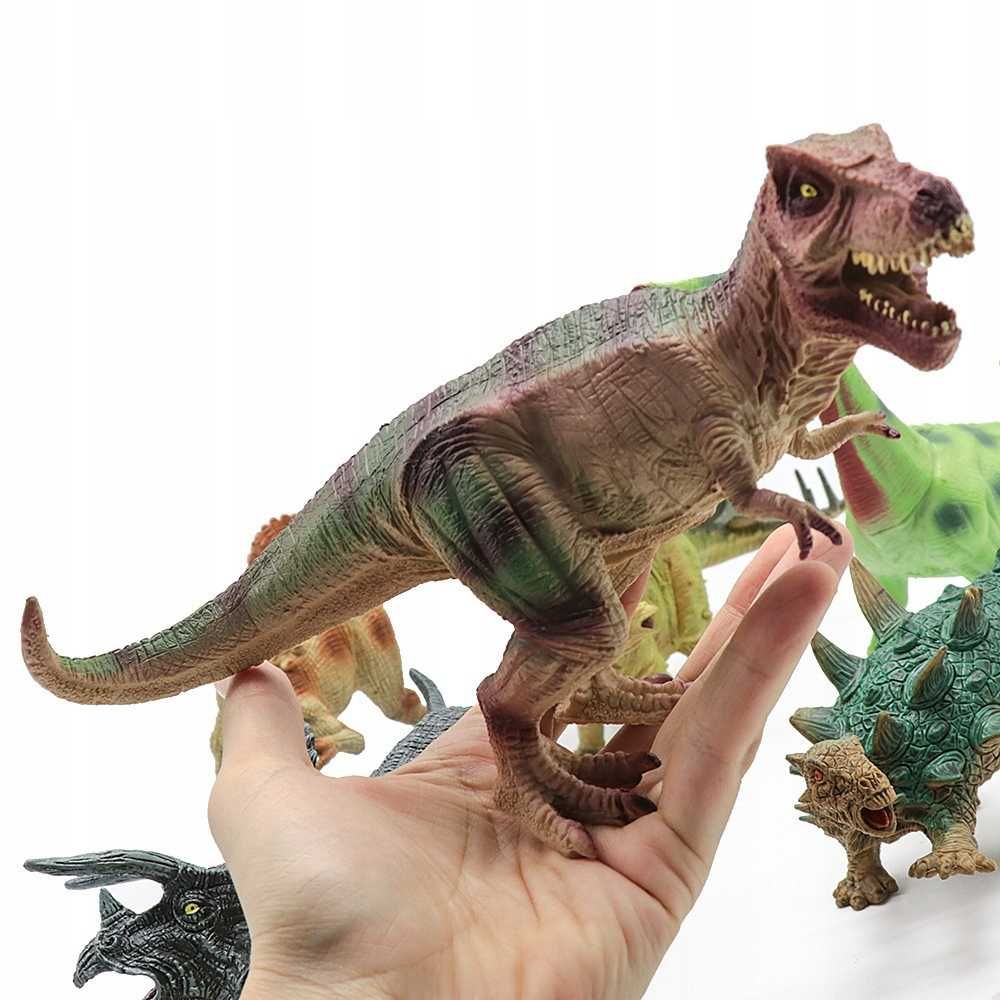 Duże Dinozaury 6 x DINOZAUR T-REX Figurki Zestaw Dino Park