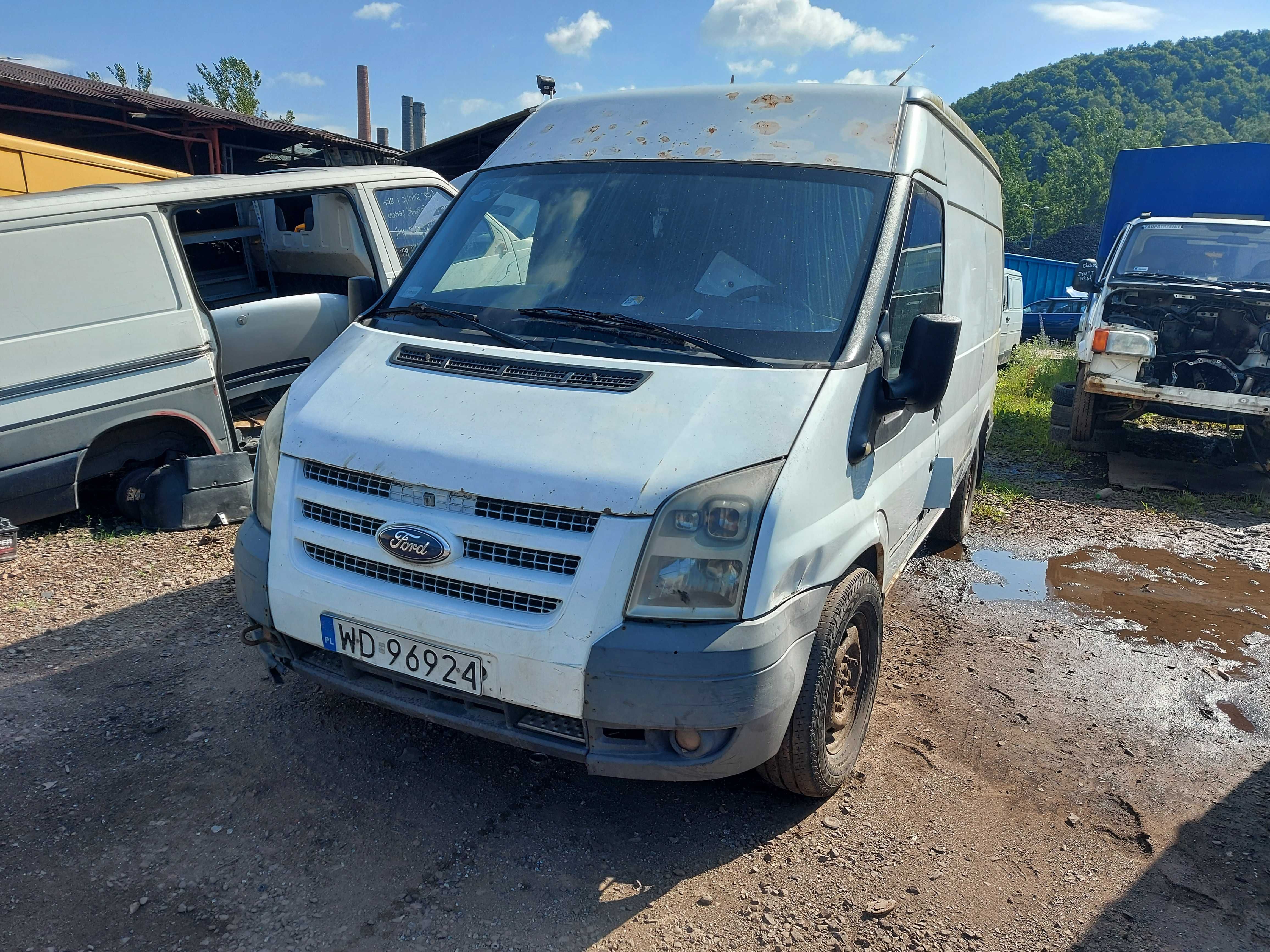 Ford Transit V Lift 06-13 drzwi tylne prawe białe FV części/dostawa