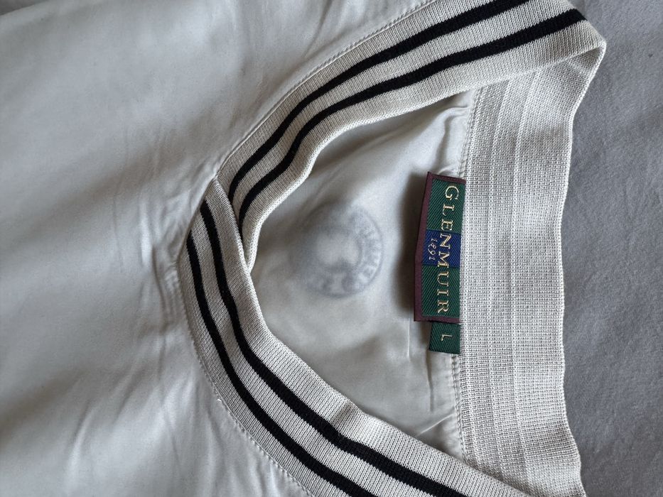 Pullover de Golf, em tecido impermeável, marca GLENMUIR