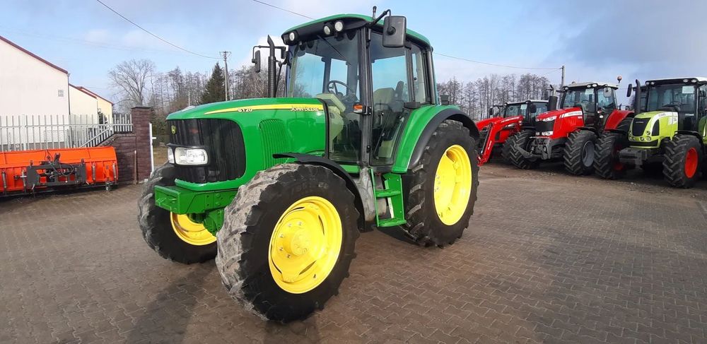 John Deere 6120  amortyzacja osi , premium , klimatyzacja