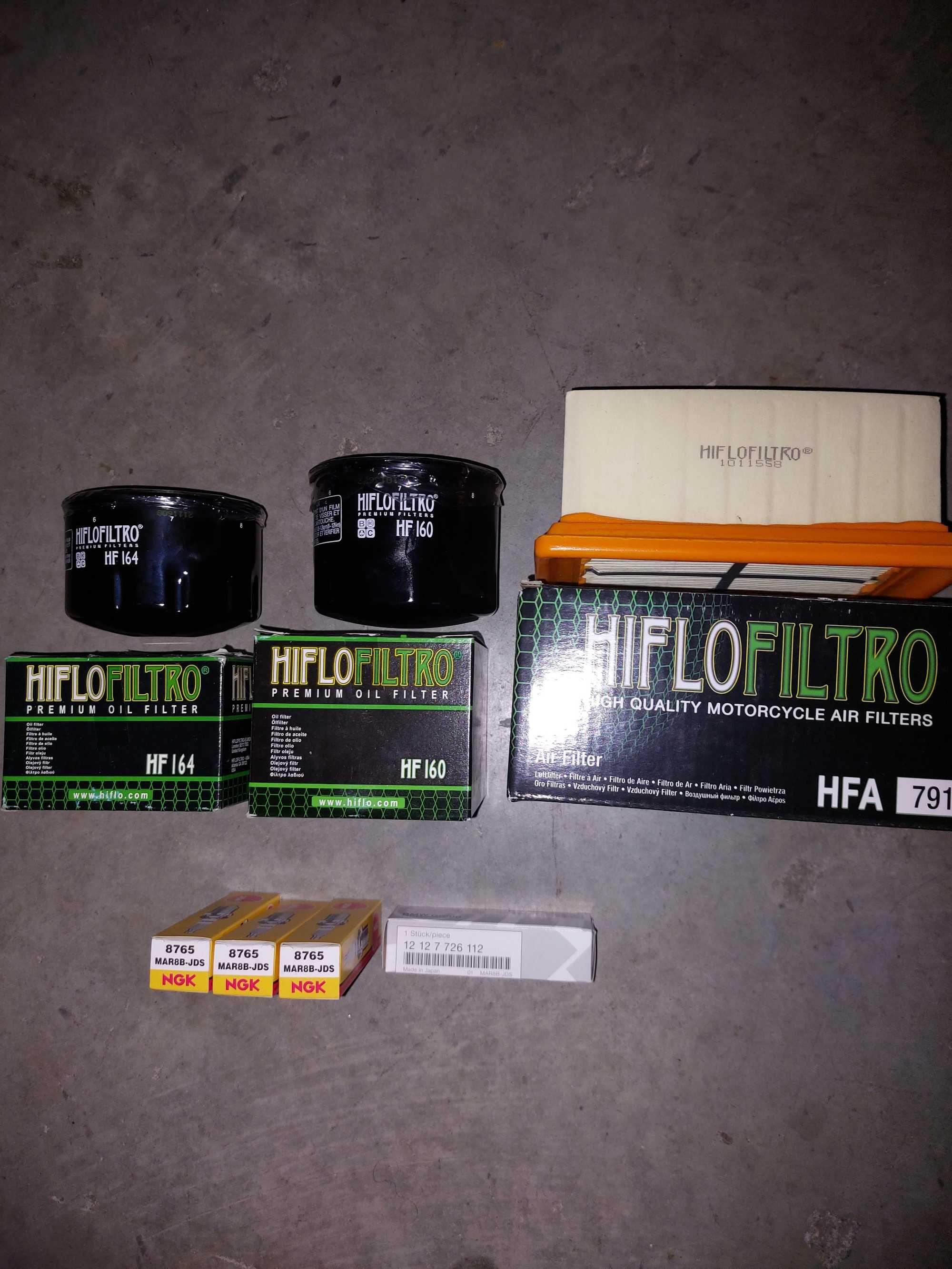 Filtros Hiflo + Velas NGK BMW R1200GS ou RT + Bota Tutto 43