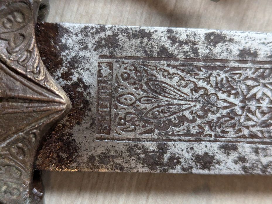 Espada Réplica marca Toledo – Lâmina RARA (ver descrição)