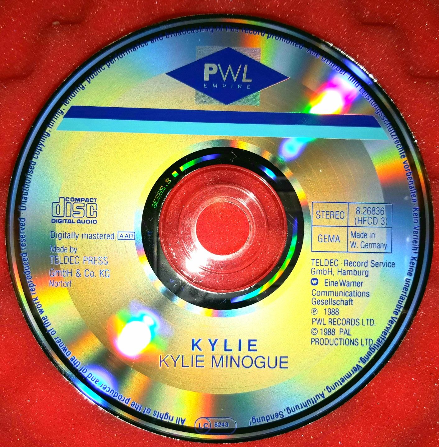 Kylie Minogue ‎– Kylie (CD, 1988)