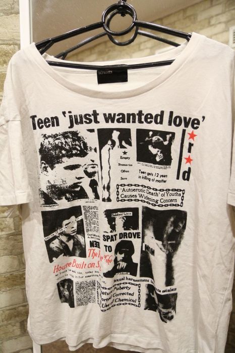 Футболка ERD teen just wanted love enfants riches deprimes