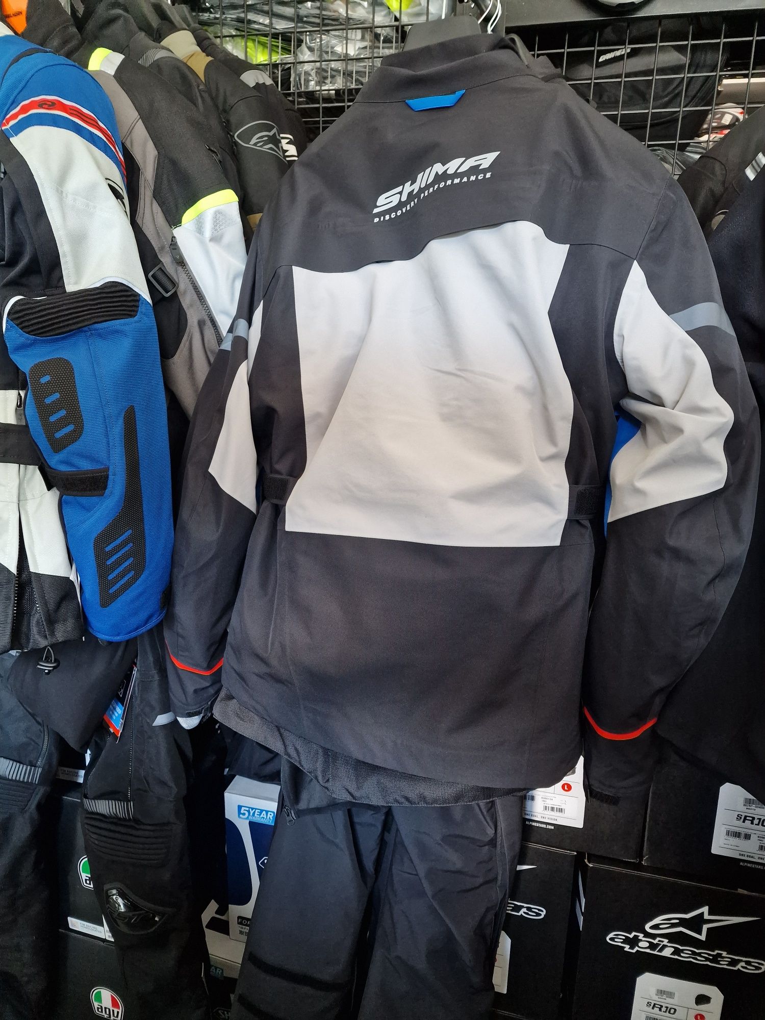 MotoSzafa Spodnie SHIMA ALPHA MEN BLUE M,L,XL,2XL,3XL,4XL !gratisy!