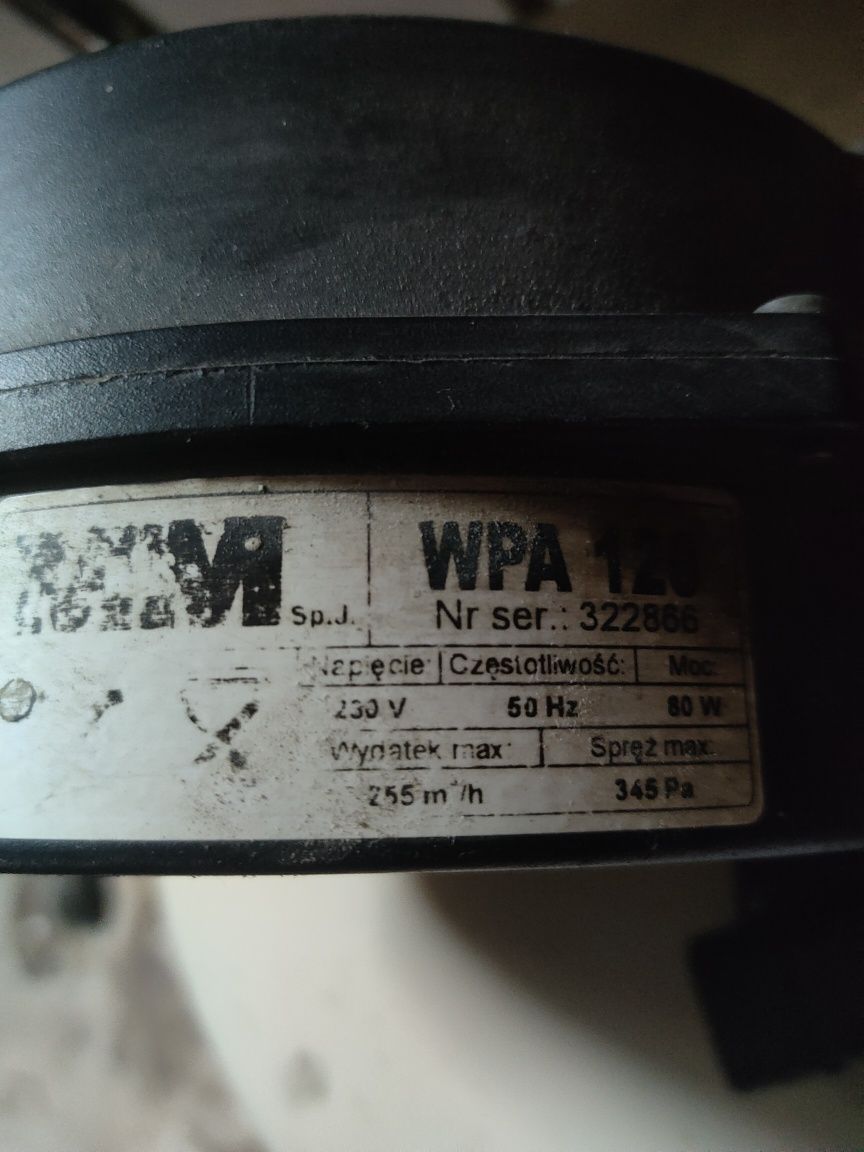 Wentylator Pieca CO