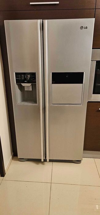 Lodówka LG Side by Side, Kostkarka, Zimna Woda