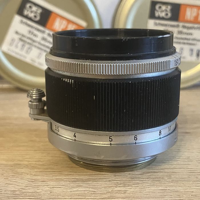 Canon 50mm f/1.8 obiektyw dalmierz LTM M39 Leica vintage