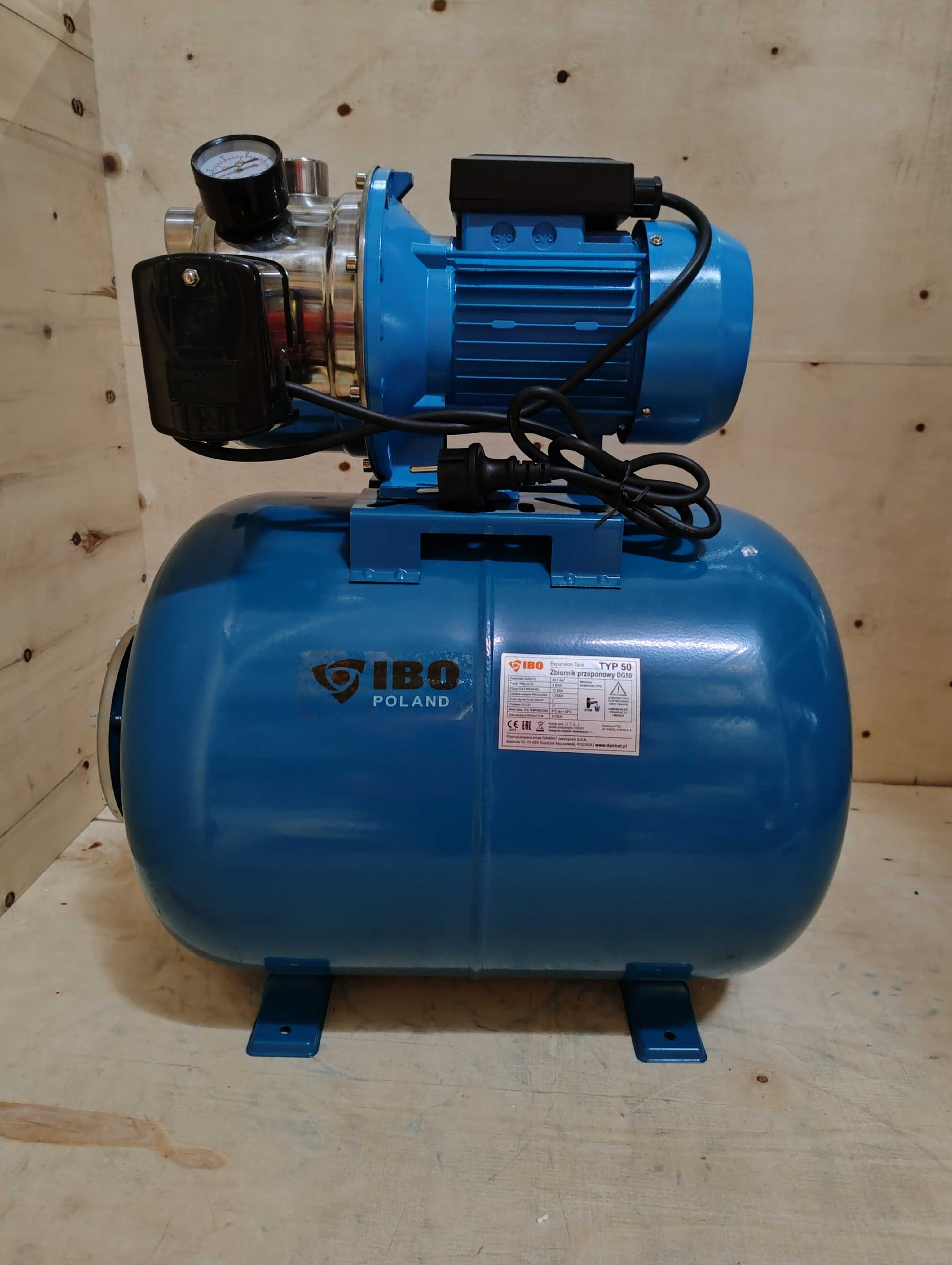 Zestaw Hydroforowy Jet 1100 INOX + Zbiornik 50l - OUTLET