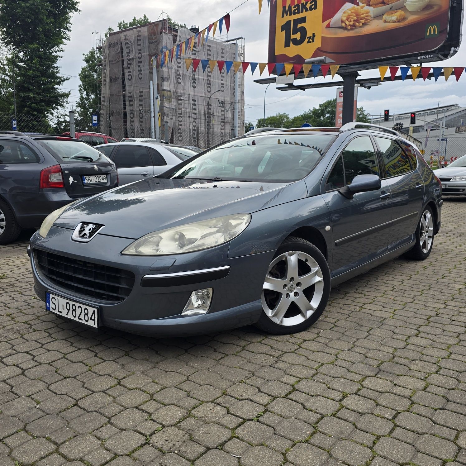 Peugeot 407 2.0HDI*Skóra*Panorama*Hak*Alufelgi*Tempomat*Ksenon*Zamiana