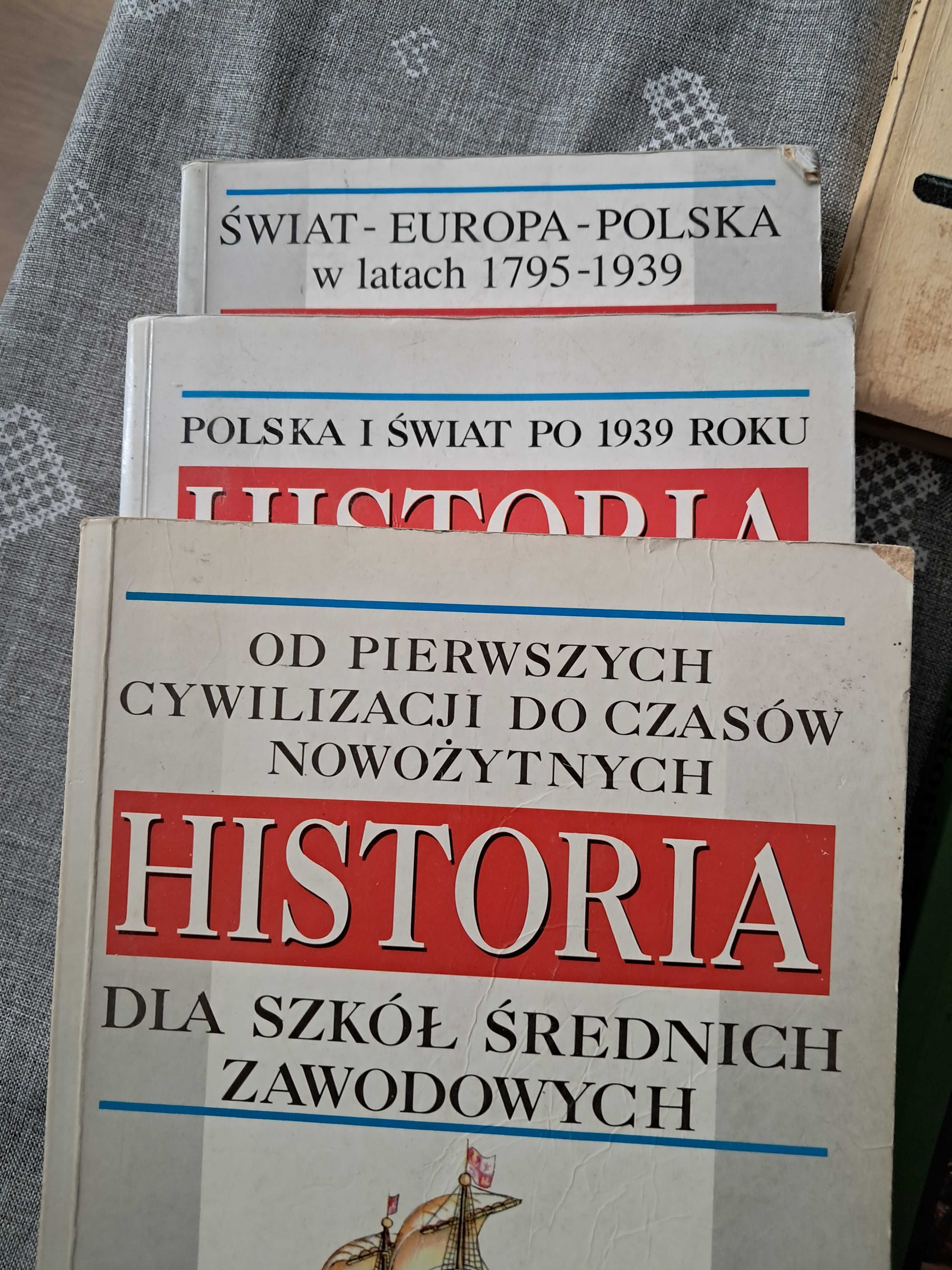 Zestaw podręczników szkoła podst. i liceum Lata 80te i 90te - 20szt.