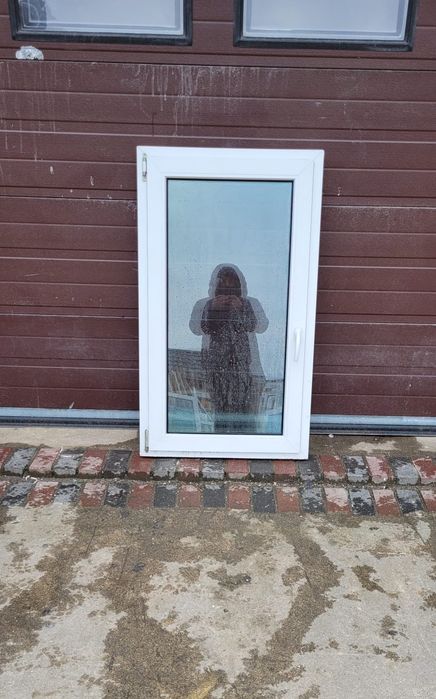 Okna okno pcv 75x130 białe plastikowe łazienkowe DOWÓZ CAŁY KRAJ