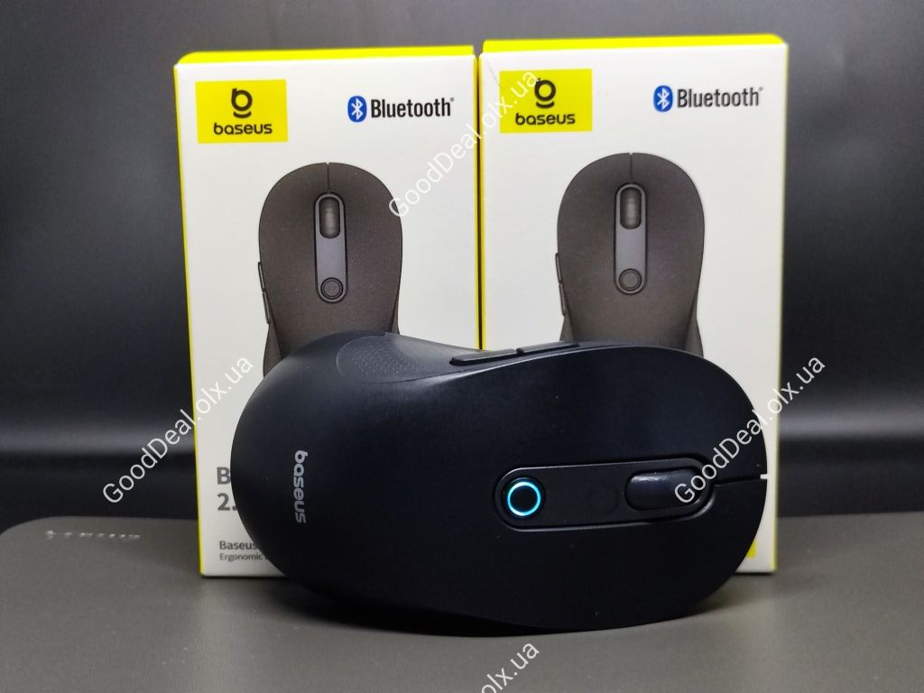 Безпровідна мишка Baseus F02 + килимок – стильна, тиха та зручна!